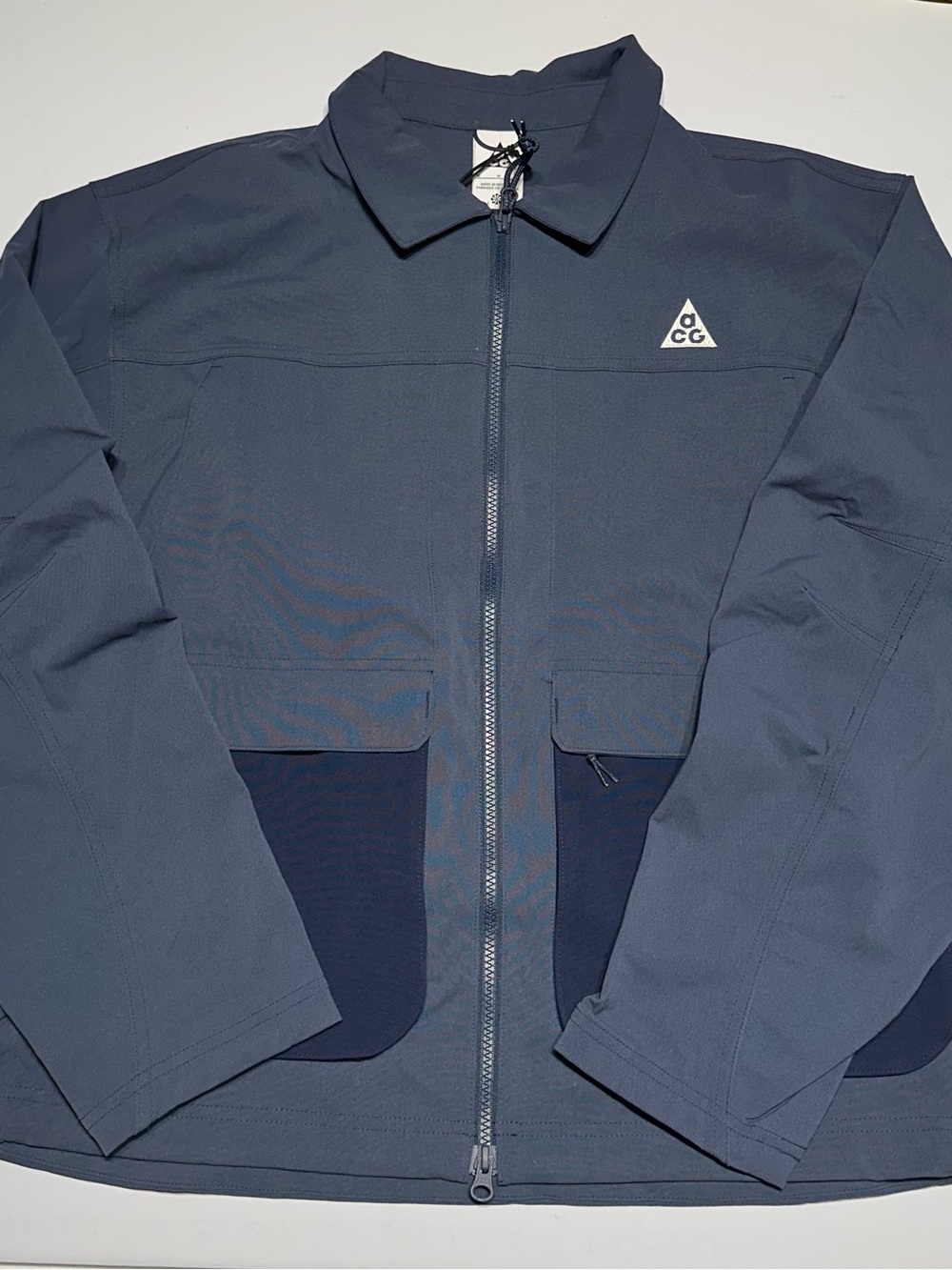 Men's Nike ACG "Smith Summit" UV Repel Jacket Navy Blue HV0598-437 Size M